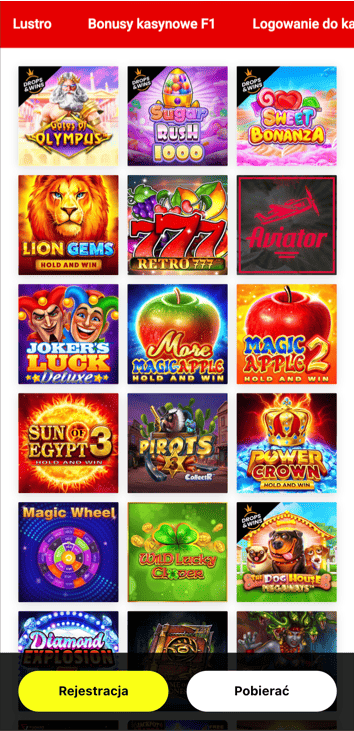 F1 Casino Download Mobiele App